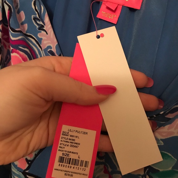 Lilly Pulitzer Allyanna Midi Dress - Picture 3 of 6